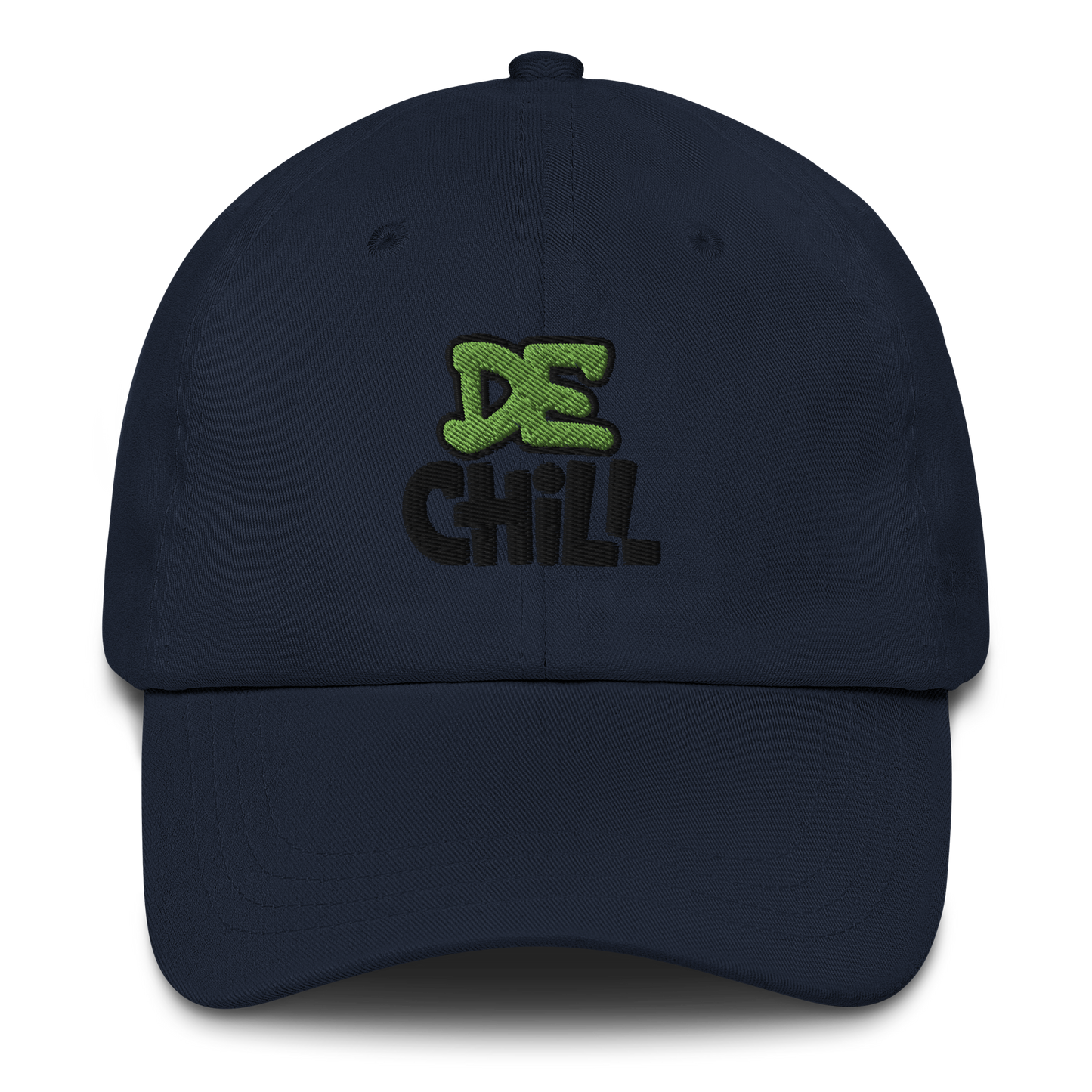 Gorra dad hat,con logo bordado en tecnica 3D