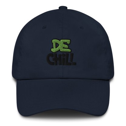 Gorra dad hat,con logo bordado en tecnica 3D