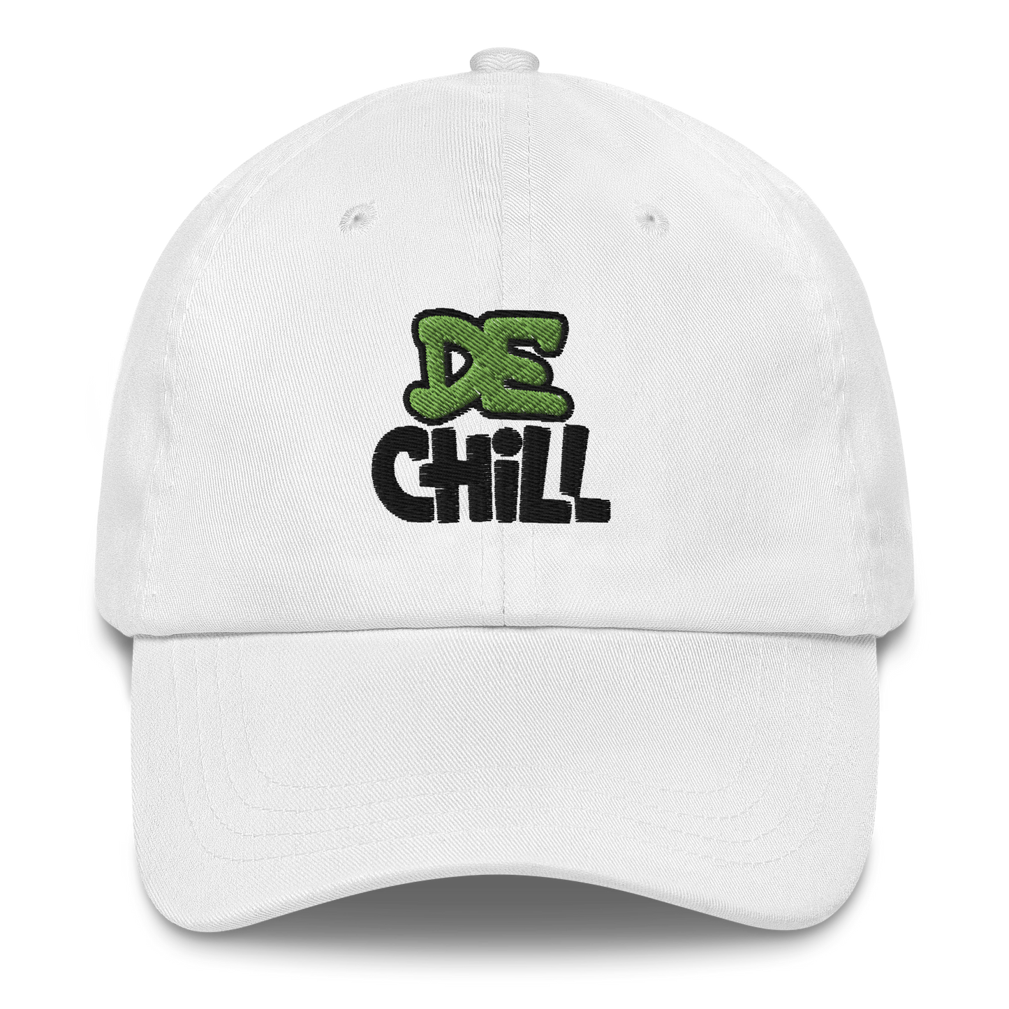 Gorra dad hat,con logo bordado en tecnica 3D