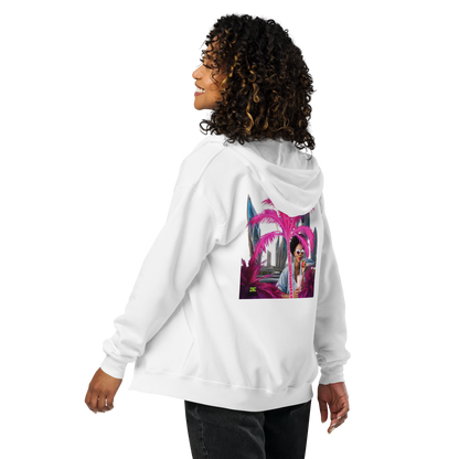 Unisex Thick Hooded Zip Up Sweatshirt